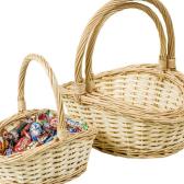 Set di cesti da regalo con manico  trasversale