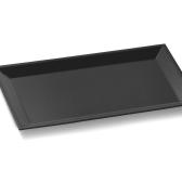 ABS Thekenschalen und -platten matt schwarz