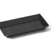 ABS Thekenschalen und -platten matt schwarz