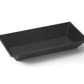 ABS Thekenschalen und -platten matt schwarz